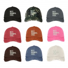 BEST GRANDPA EVER Distressed Dad Hat Best Grandfather Ever Hats  Many Colors  eb-57375562